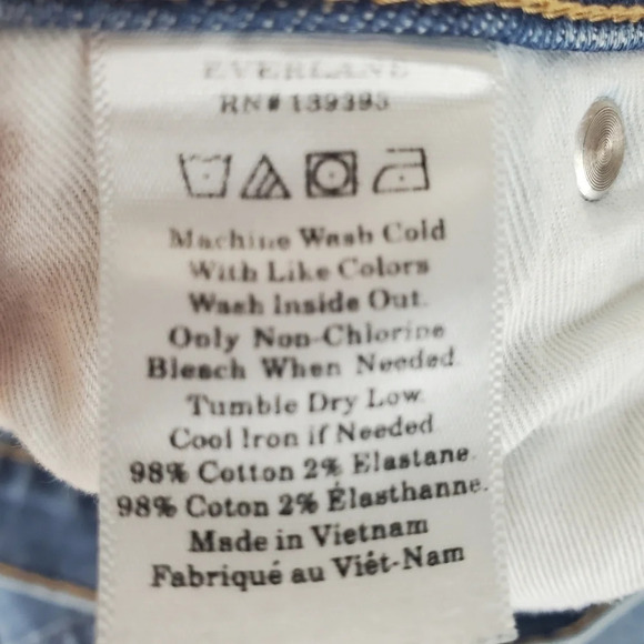 EVERLANE Mid-Rise Medium Wash Denim Jeans 28 - Picture 10 of 14
